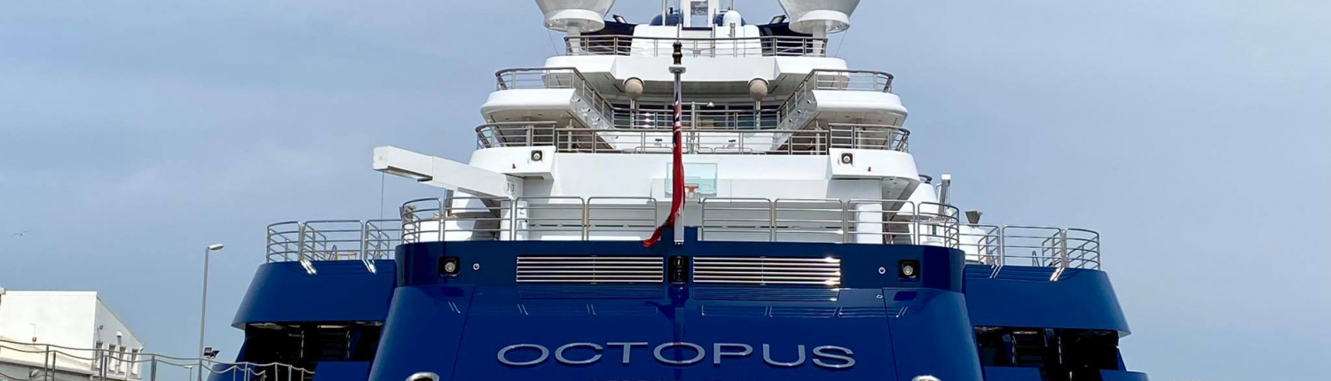 Lurssen yacht Octopus in Gibraltar