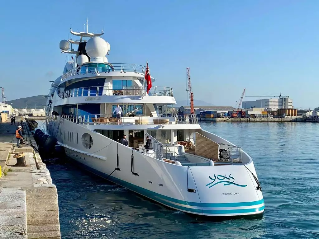 YAS Yacht • Koninklijke Schelde • 1981 • Owner Sheikh Hamdan bin Zayed al Nahyan