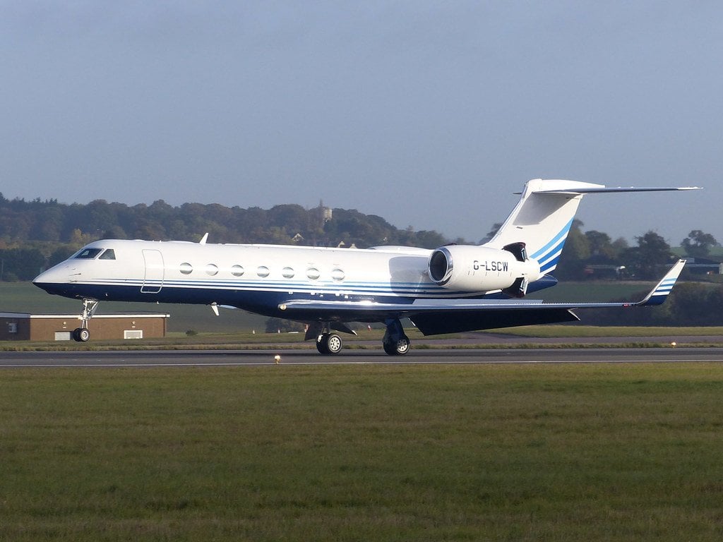 G-LSCW – Gulfstream G550 – Энтони Лэнгли 