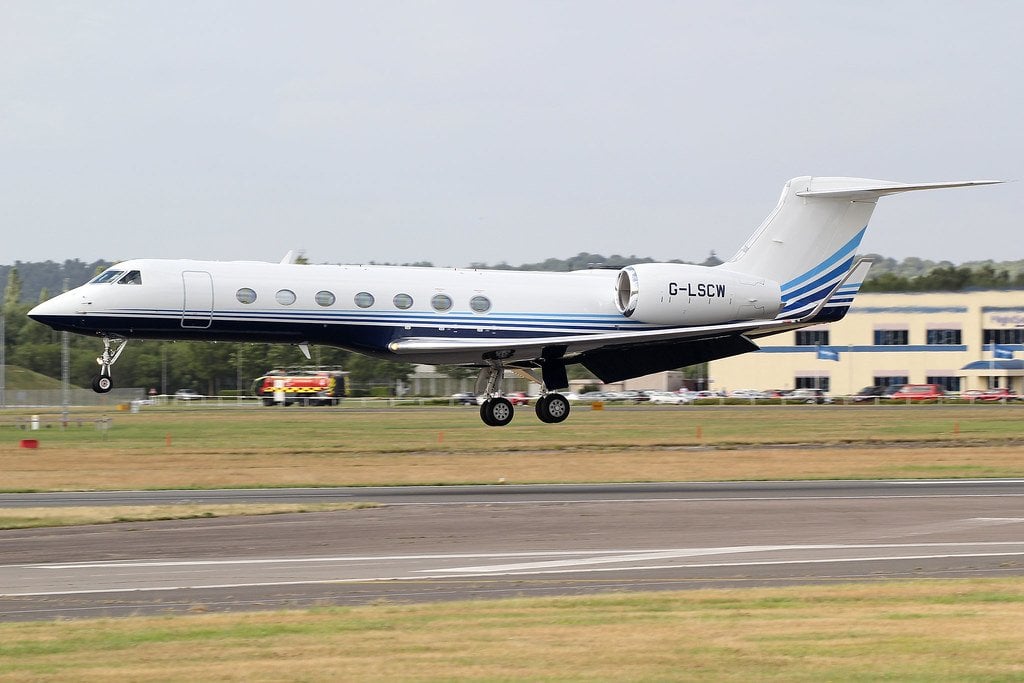 G-LSCW – Gulfstream G550 – Энтони Лэнгли 