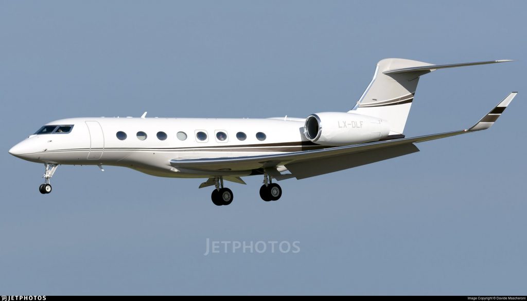 LX-DLF Gulfstream G650 Leonardo Del Vecchio