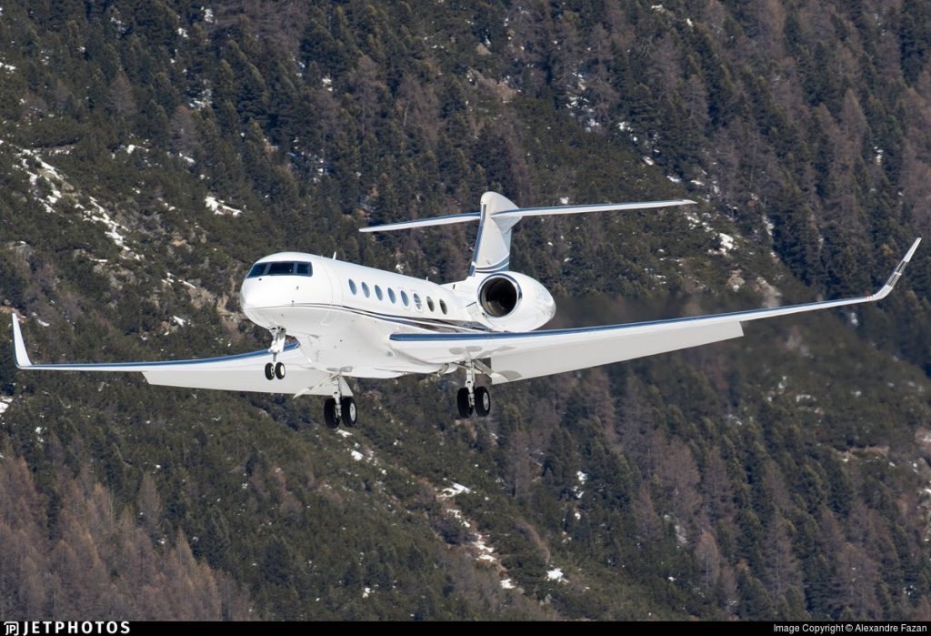 LX-DLF Gulfstream G650 Леонардо Дель Веккьо