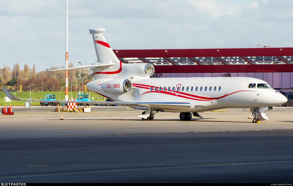 OO-SBO - Dassault 8X - Bernard van Milders