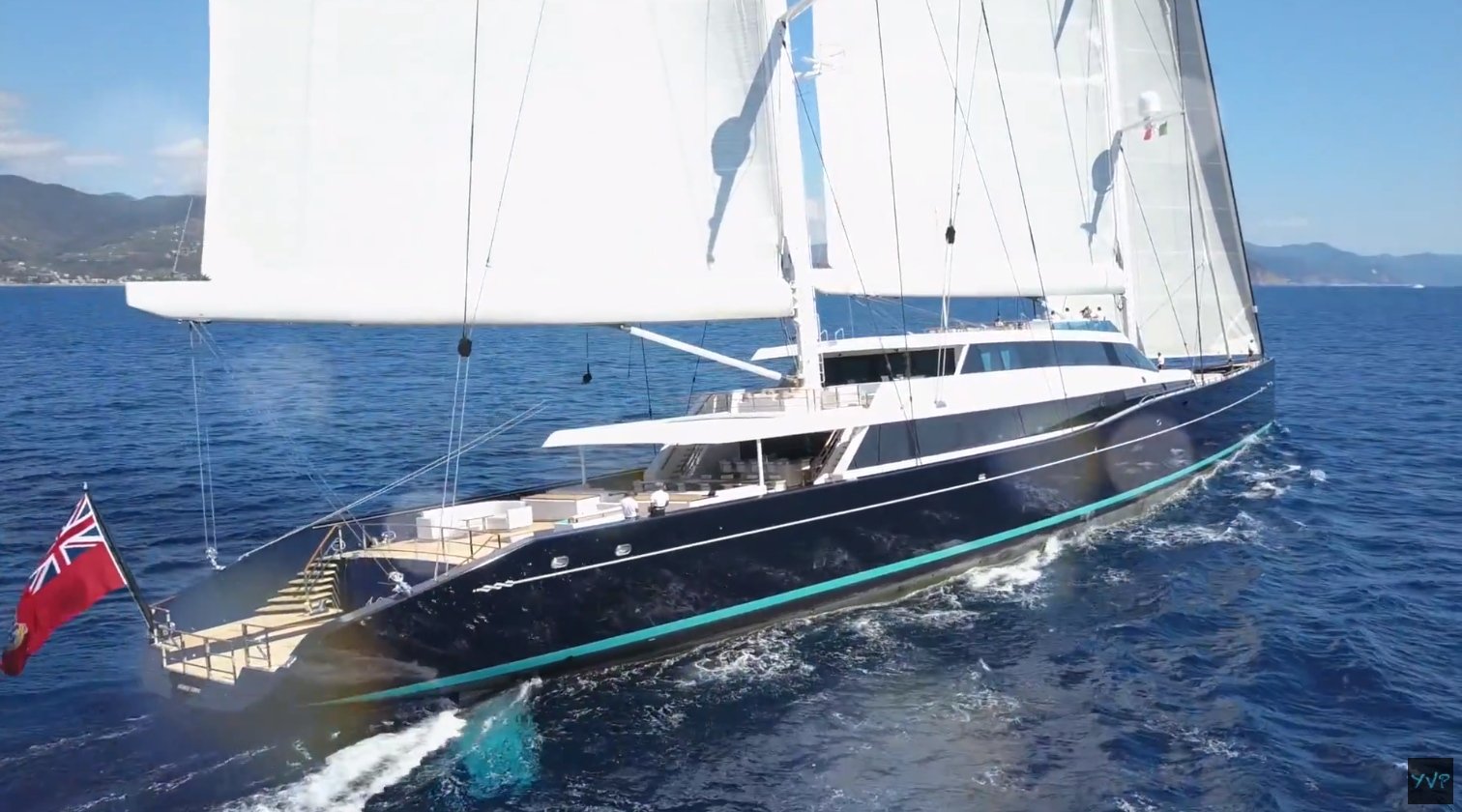 Yacht a vela Aquijo • Oceanco - Vitters • 2016 • Proprietario Jurgen Grossman