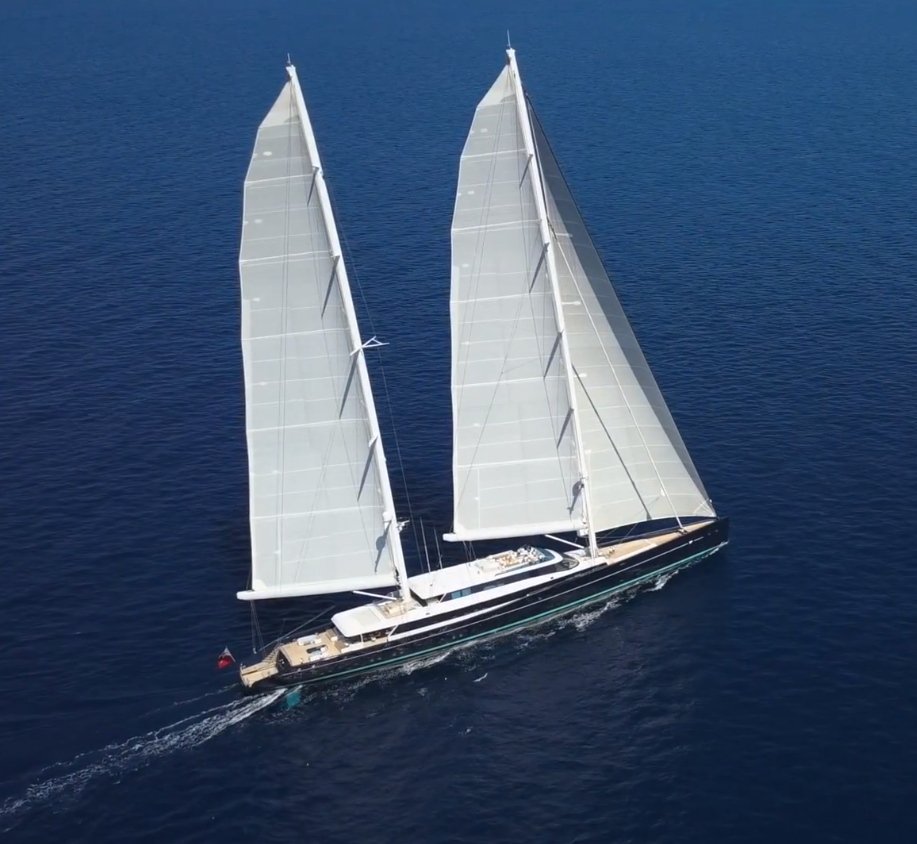 Yacht a vela Aquijo • Oceanco - Vitters • 2016 • Proprietario Jurgen Grossman