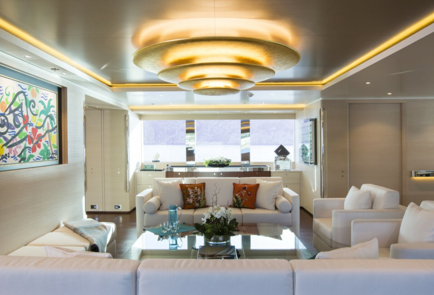 sailing yacht Aquijo interior