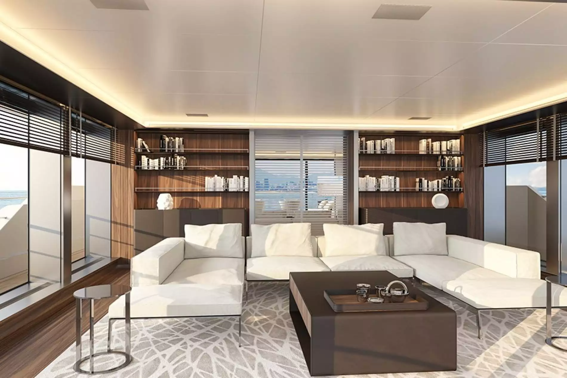 intérieur du yacht Amo