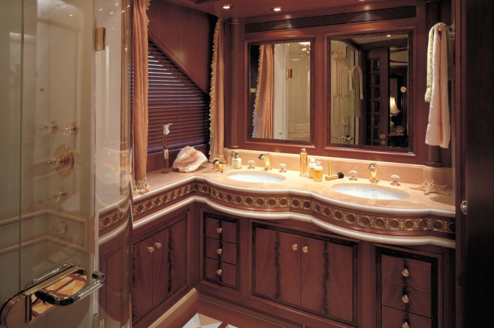 yacht Corinthian interior