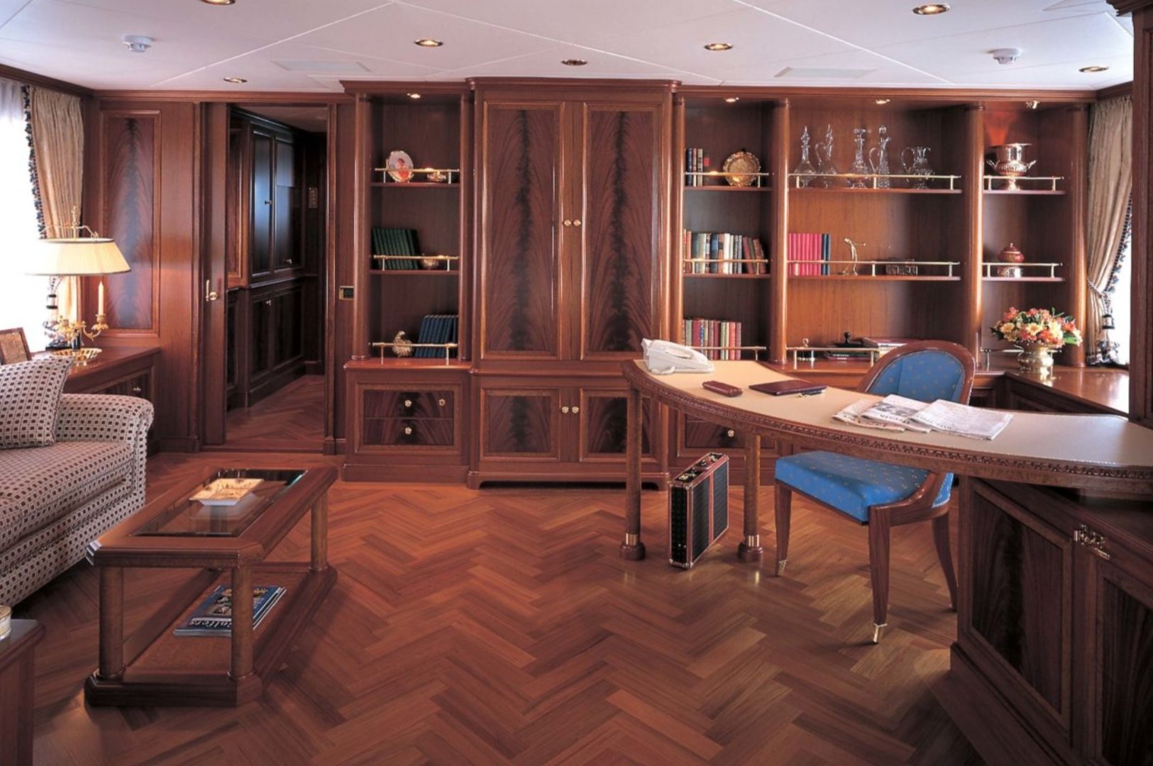 yacht Corinthian interior