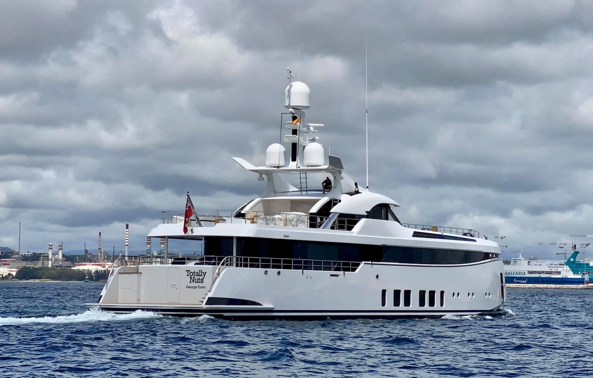 The fast superyacht Totally Nuts in Gibraltar