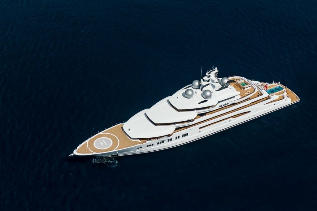 AMADEA Yacht • Lurssen • 2017 • Propriétaire Suleiman Kerimov