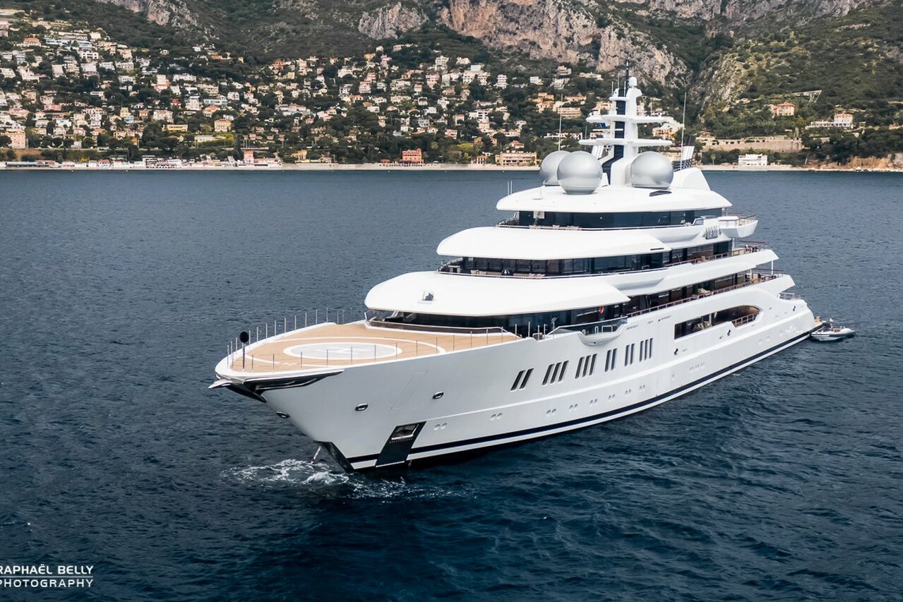 AMADEA Yacht • Lurssen • 2017 • Propriétaire Suleiman Kerimov