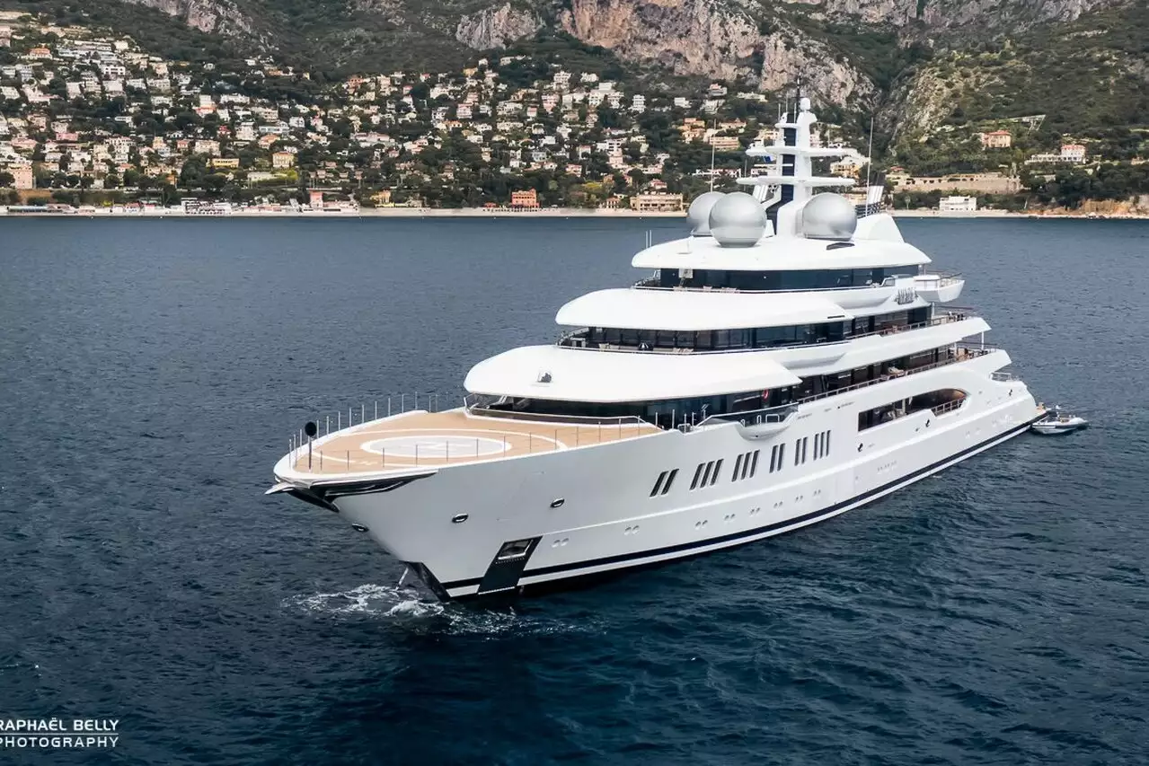 AMADEA Yacht • Lurssen • 2017 • Proprietario Suleiman Kerimov