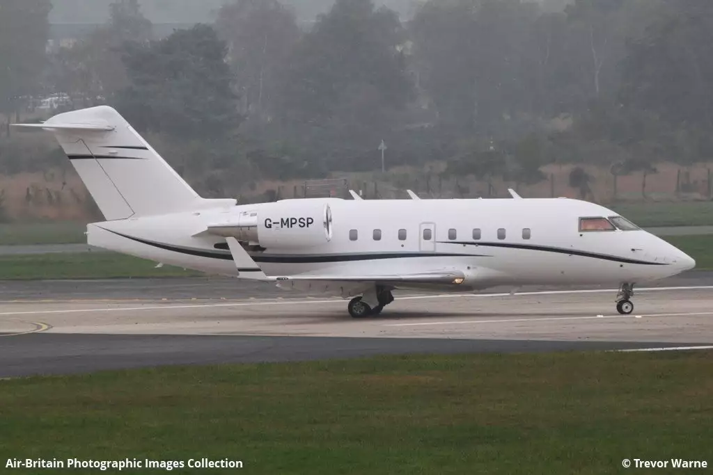 G-MPSP – Bombardier – Michael Platt özel jeti