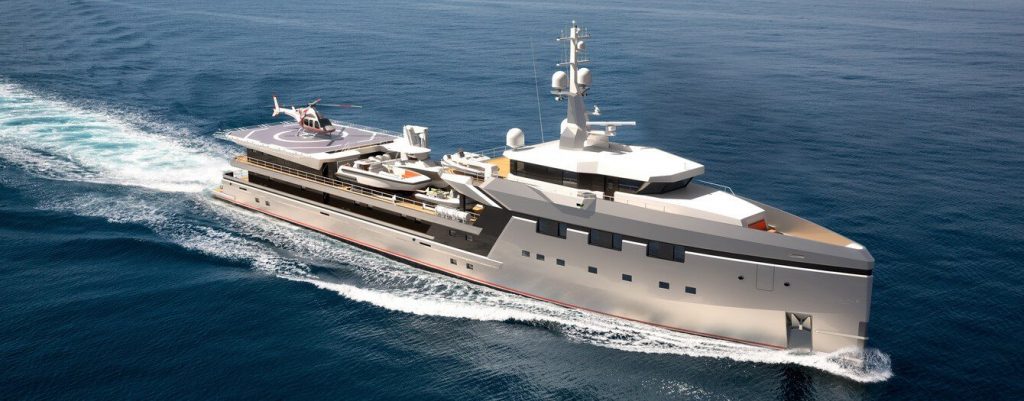 يخت Jeff Bezos ABEONA - Damen Yacht Support YS7512