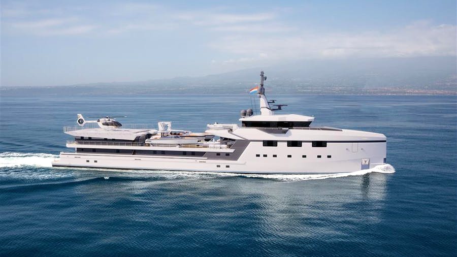 Jeff Bezos yacht WINGMAN – Damen Yacht Support YS7512