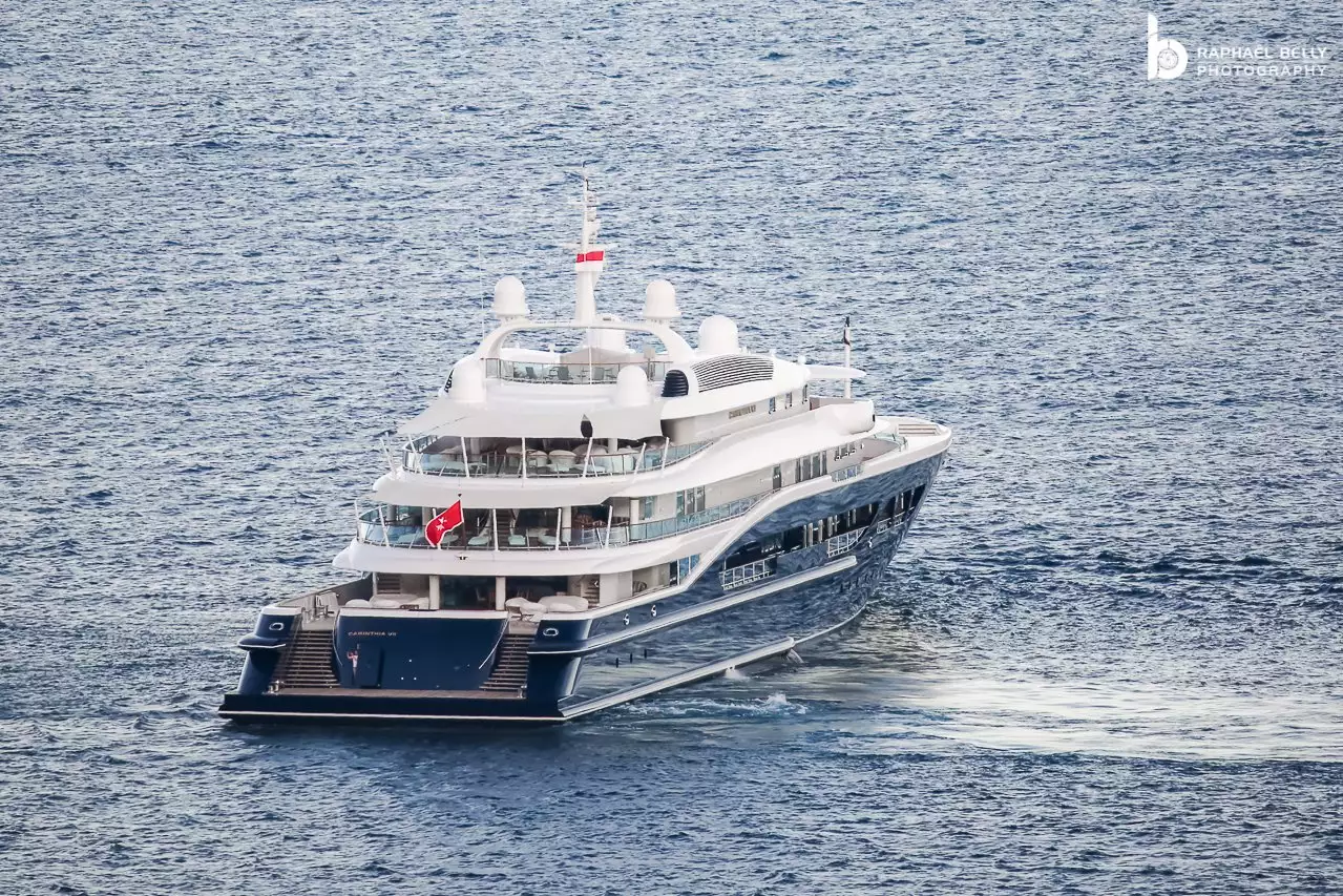 Yacht Carinthie VII • Lurssen • 2002 • Propriétaire Rubén Cherñajovsky