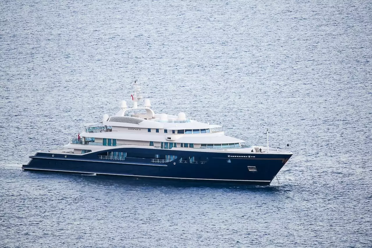 Yacht Carinthie VII • Lurssen • 2002 • Propriétaire Rubén Cherñajovsky