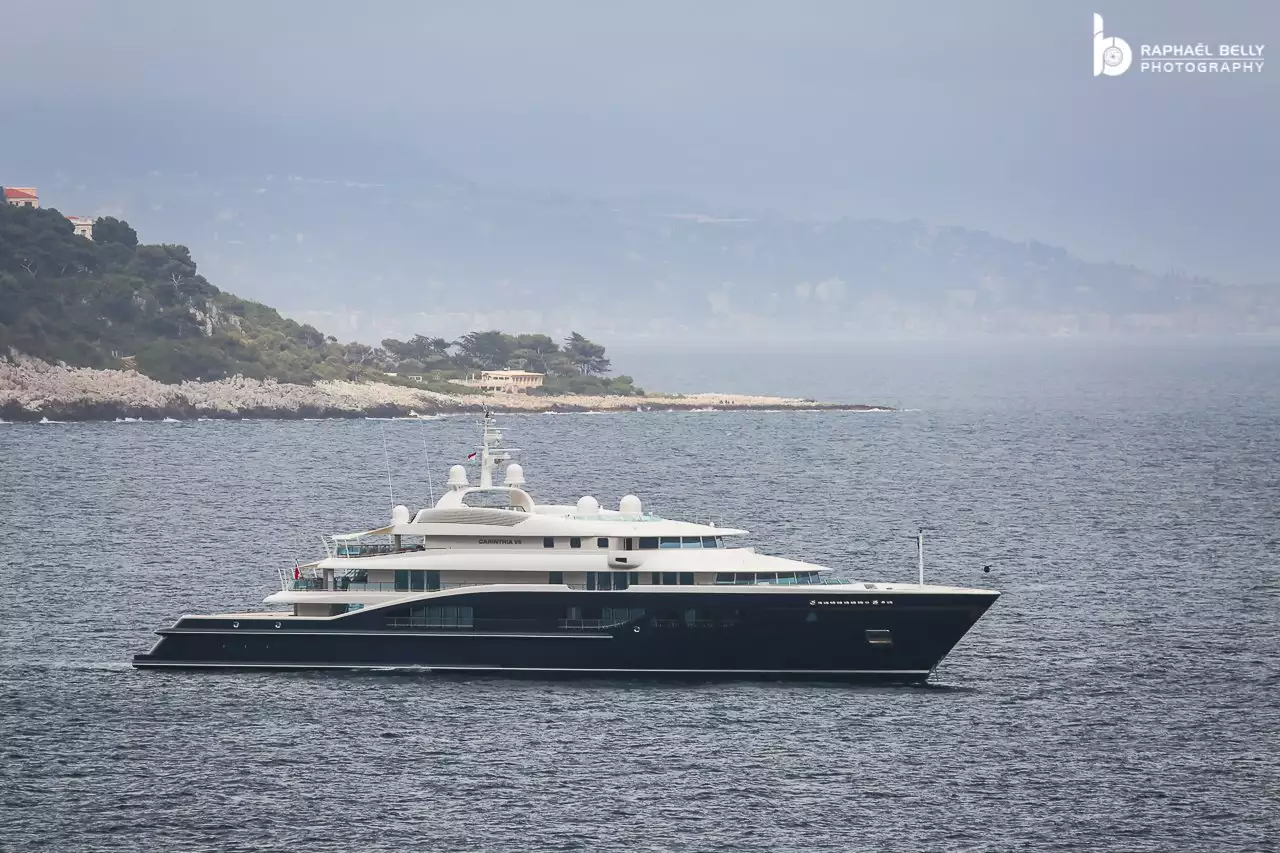 Yacht Carinthie VII • Lurssen • 2002 • Propriétaire Rubén Cherñajovsky