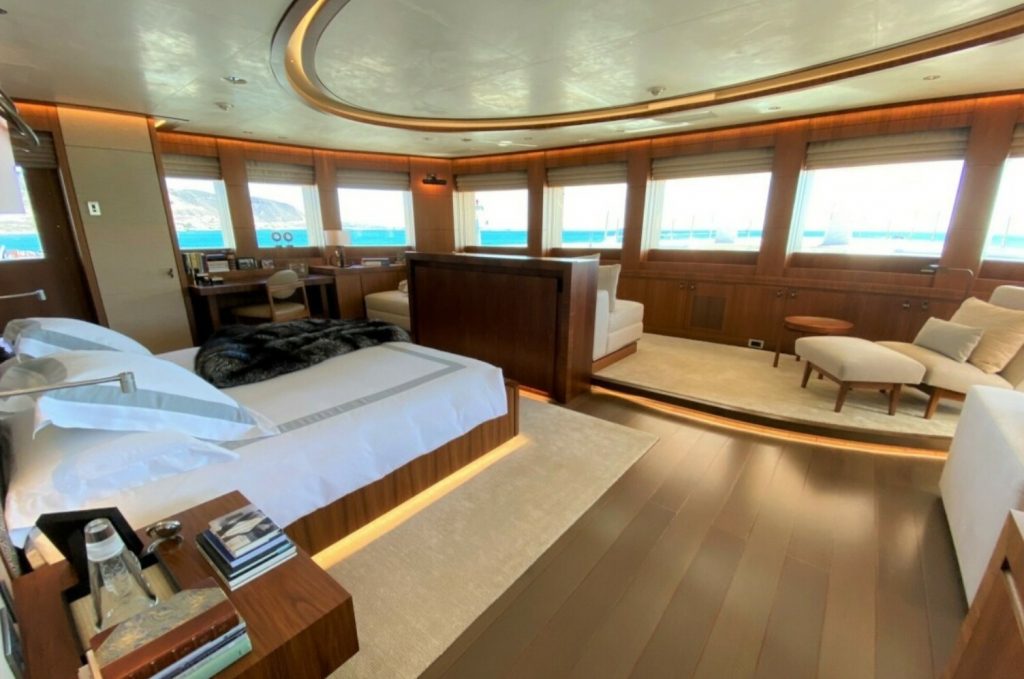 man of steel yacht interior