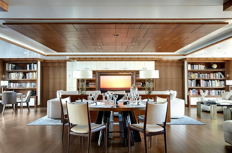 Inside SEVEN SEAS Yacht • Oceanco • 2010 • Value $150M • Owner Steven