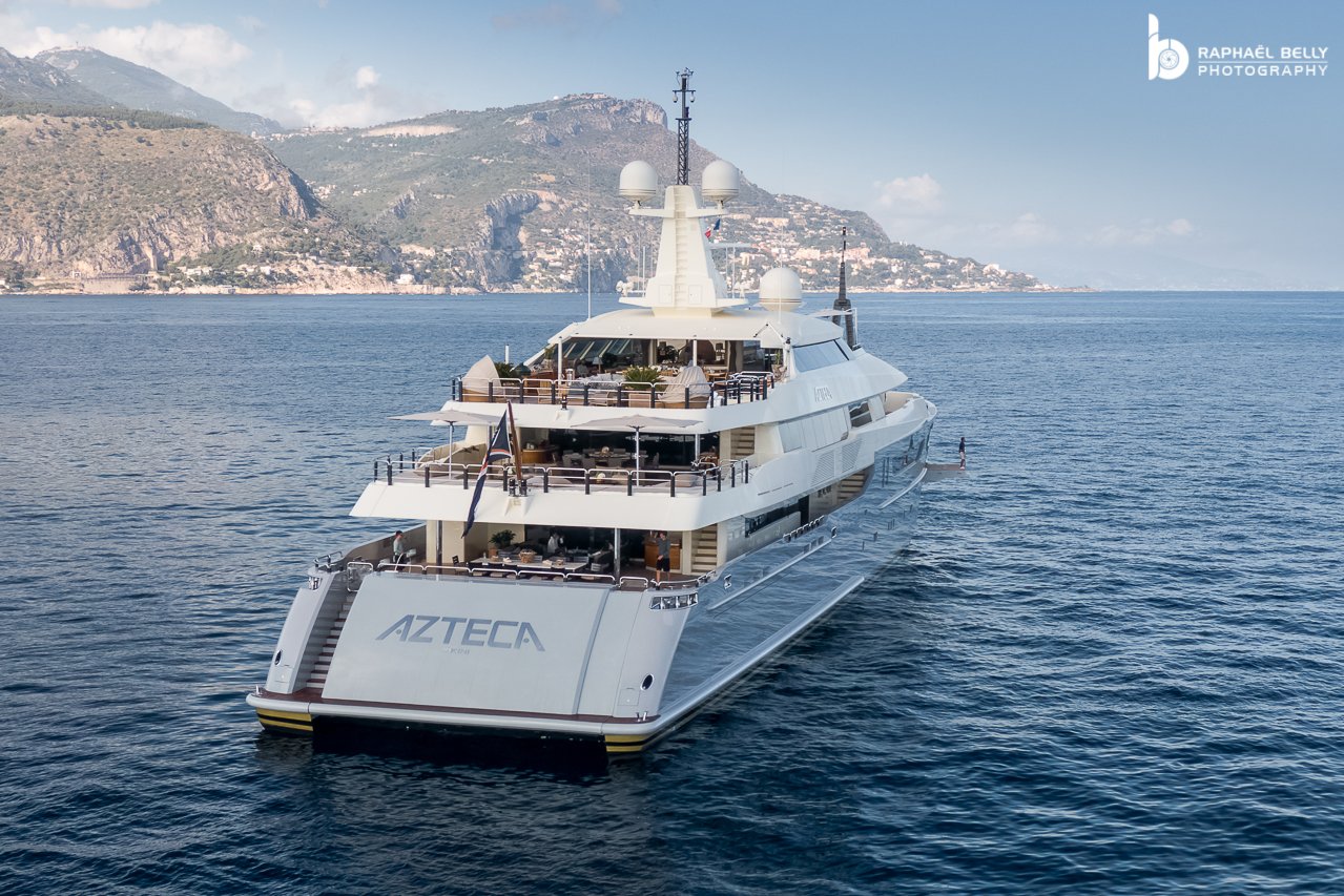 ARBEMA Yacht • (ex AZTECA) • CRN Spa • 2010 • Owner Ricardo Salinas Pliego