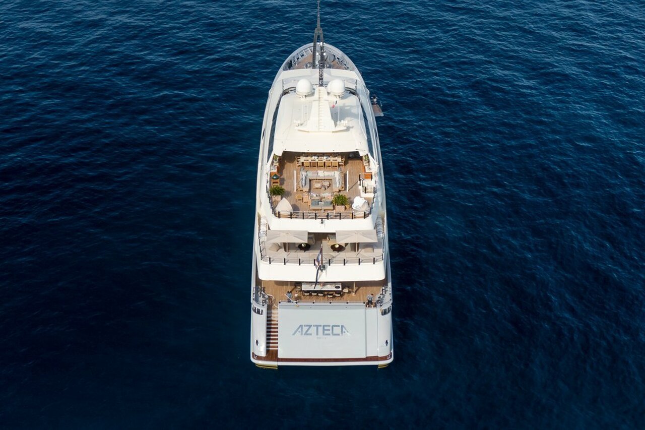 AZTECA Yacht • CRN • 2010 • owner Ricardo Salinas Pliego