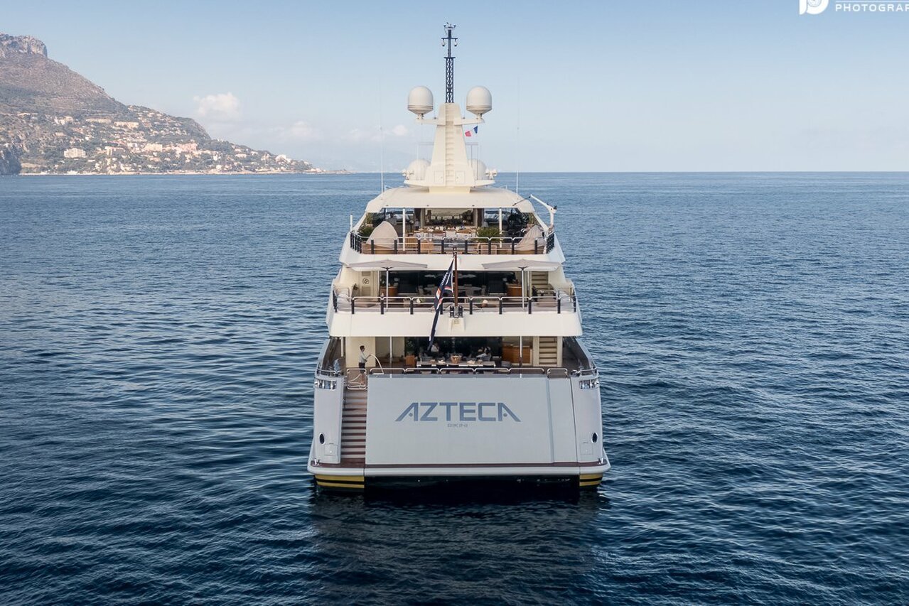AZTECA Yacht • CRN • 2010 • owner Ricardo Salinas Pliego