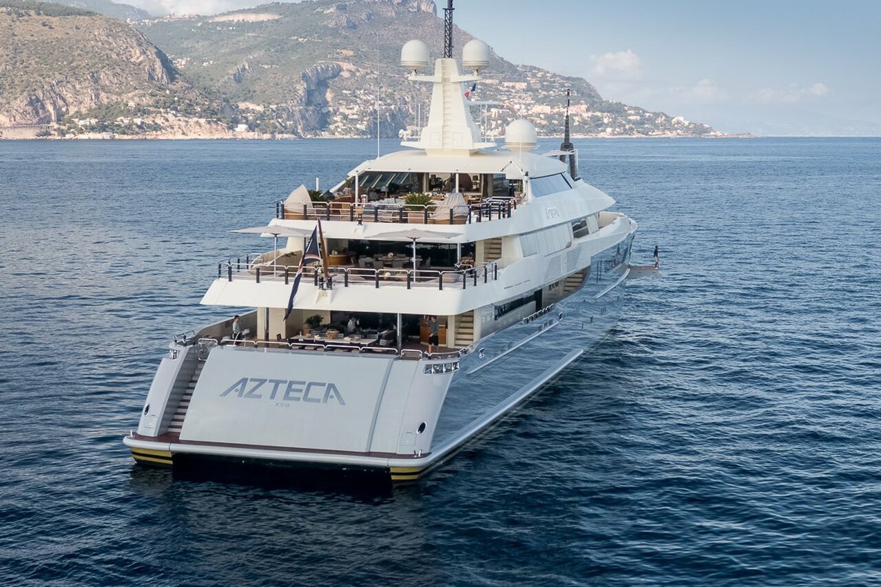ARBEMA Yacht • (ex AZTECA) • CRN Spa • 2010 • Owner Ricardo Salinas Pliego