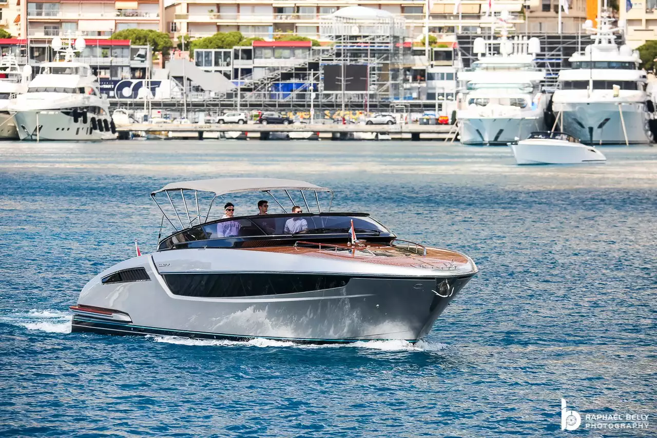 MONZA yacht – Riva Dolceriva – owner Charles Leclerc