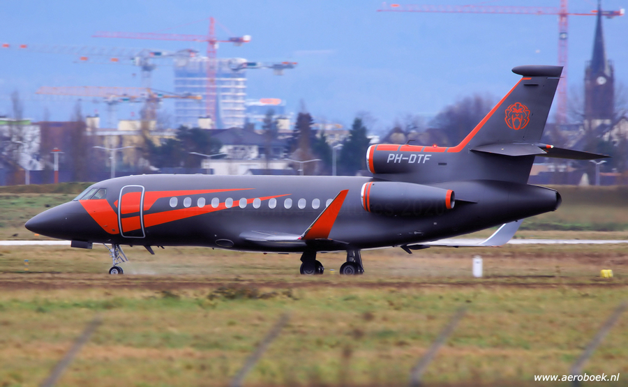 PH-DTF Dassault Falcon 900 – owner Max Verstappen PH-DTF Dassault Falcon 900 – owner Max Verstappen