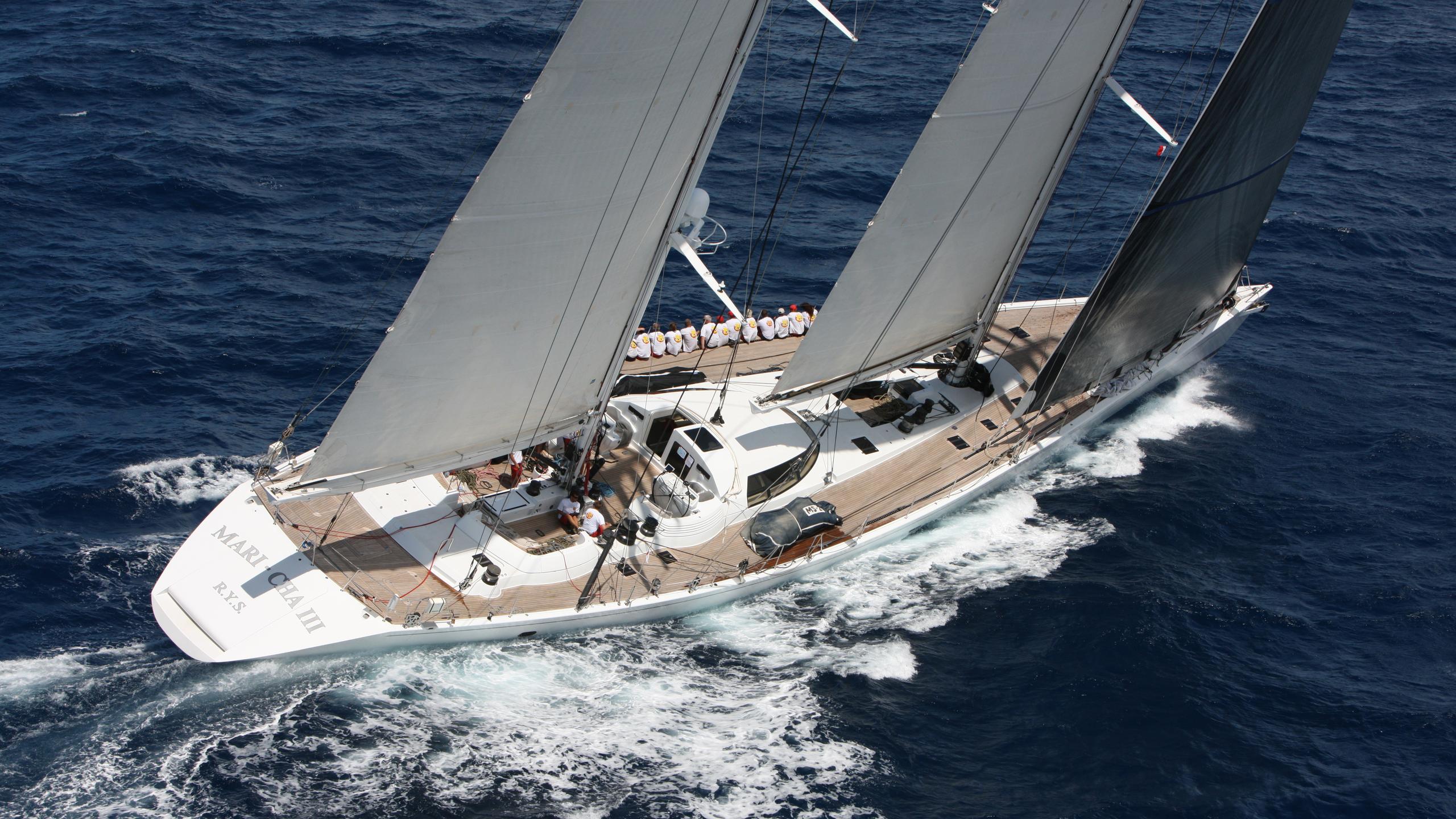 sailing yacht Mari Cha III • Sensation • 1997 • owner Robert Miller