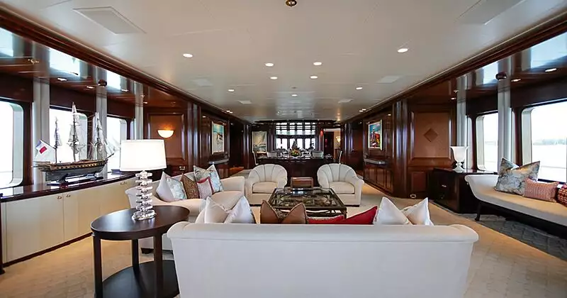 yacht Blue Moon interior