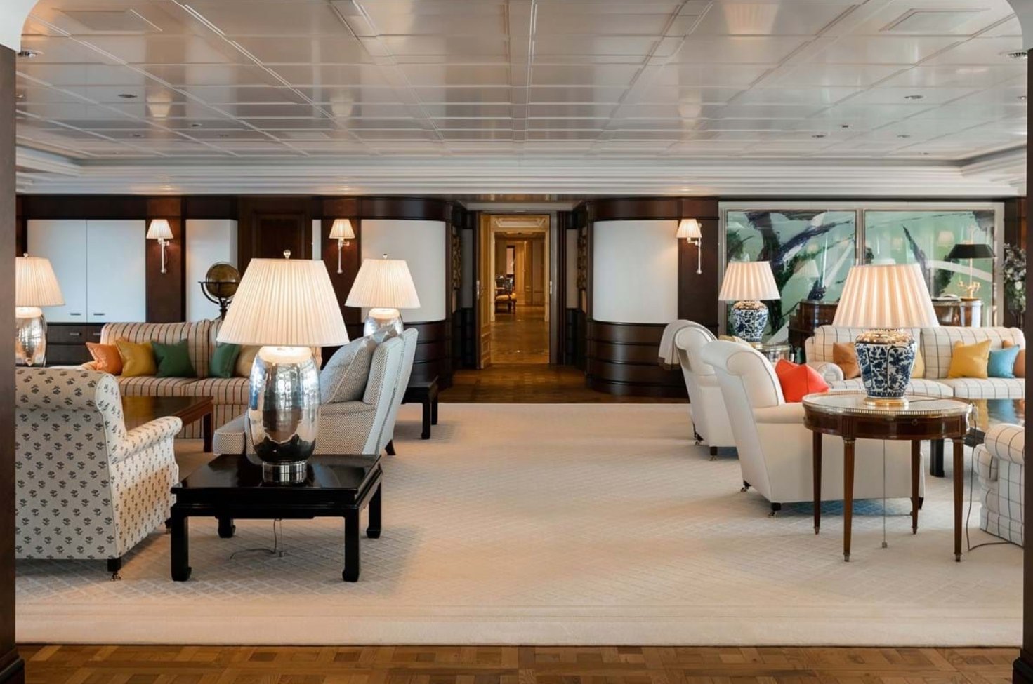 yacht Carinthia VII intérieur