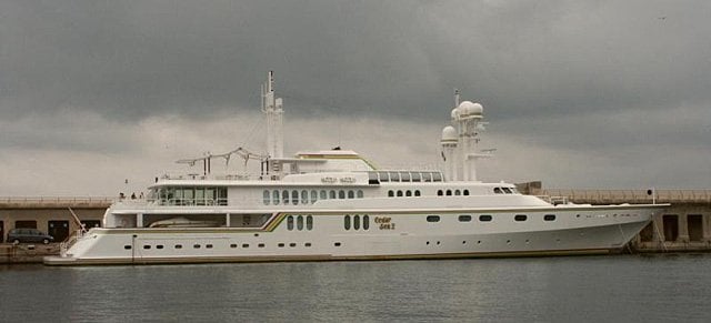 Cedar Sea jacht • Feadship • 1986 • eigenaar Robert Mouawad