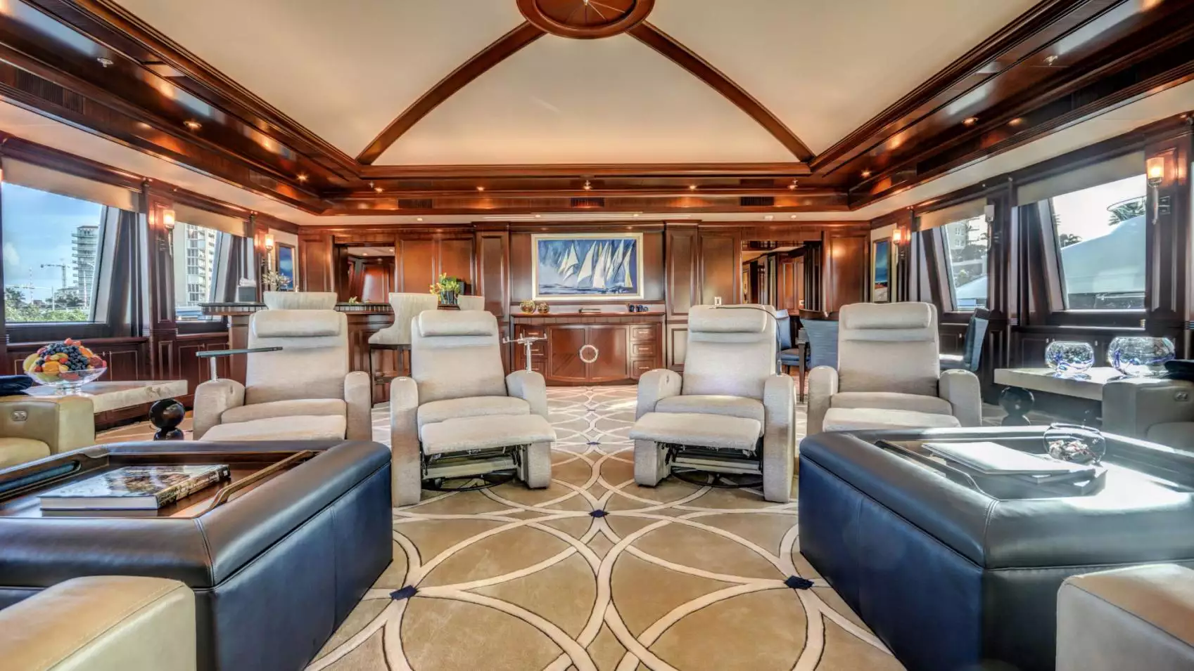 yacht LOON interior