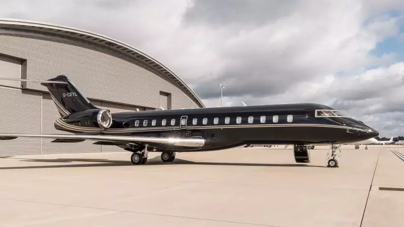 G-CEYL – Bombardier Global Express – Richard Caring özel jeti