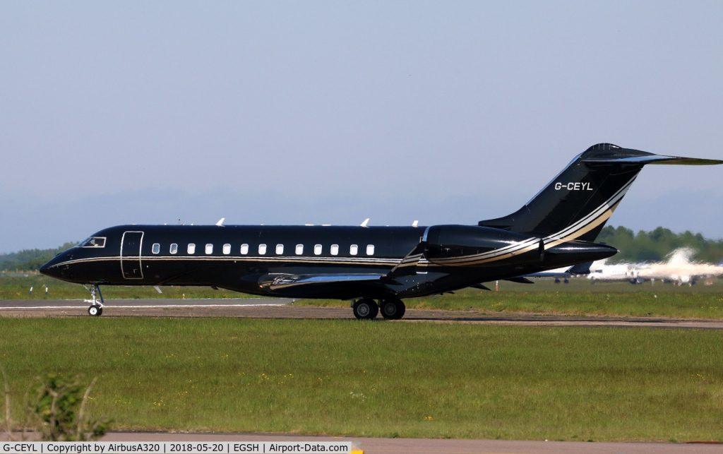 G-CEYL – Bombardier Global Express – طائرة خاصة من طراز Richard Caring