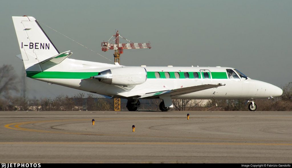 I-BENN – Cessna 560 – Luciano Beneton and Gilberto Benetton