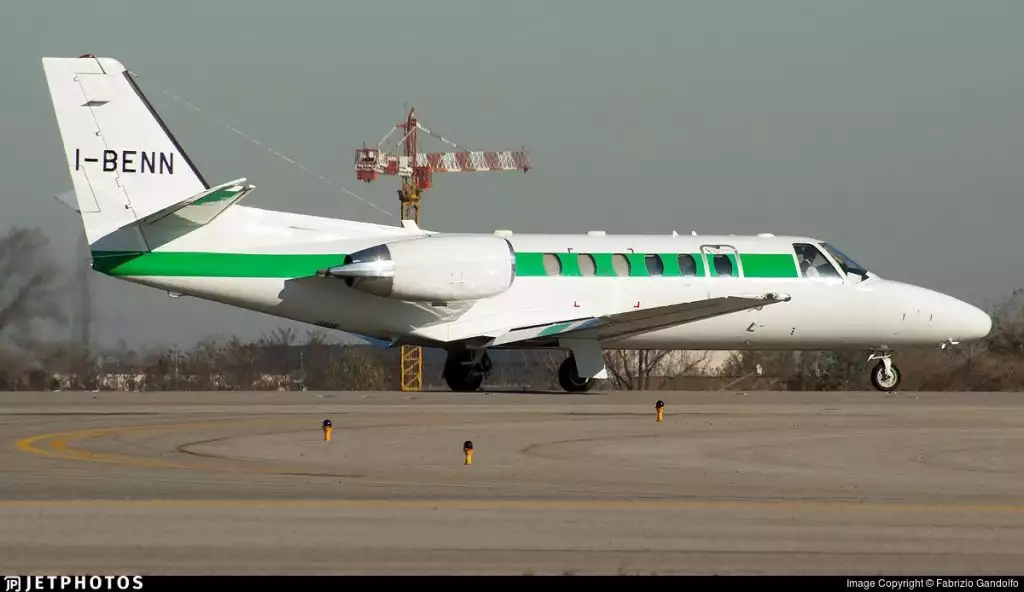 I-BENN – Cessna 560 – Luciano Beneton ve Gilberto Benetton