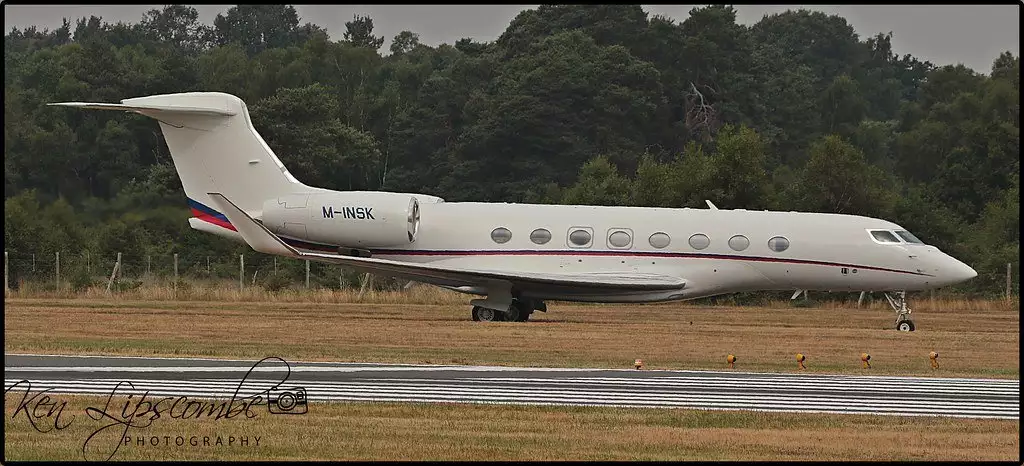 RA-11000 • Gulfstream G650 • Dmitry Mazepin özel jet