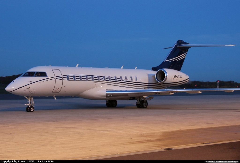 M-LWSG – Bombardier Global 6000 – Lars Windhorst