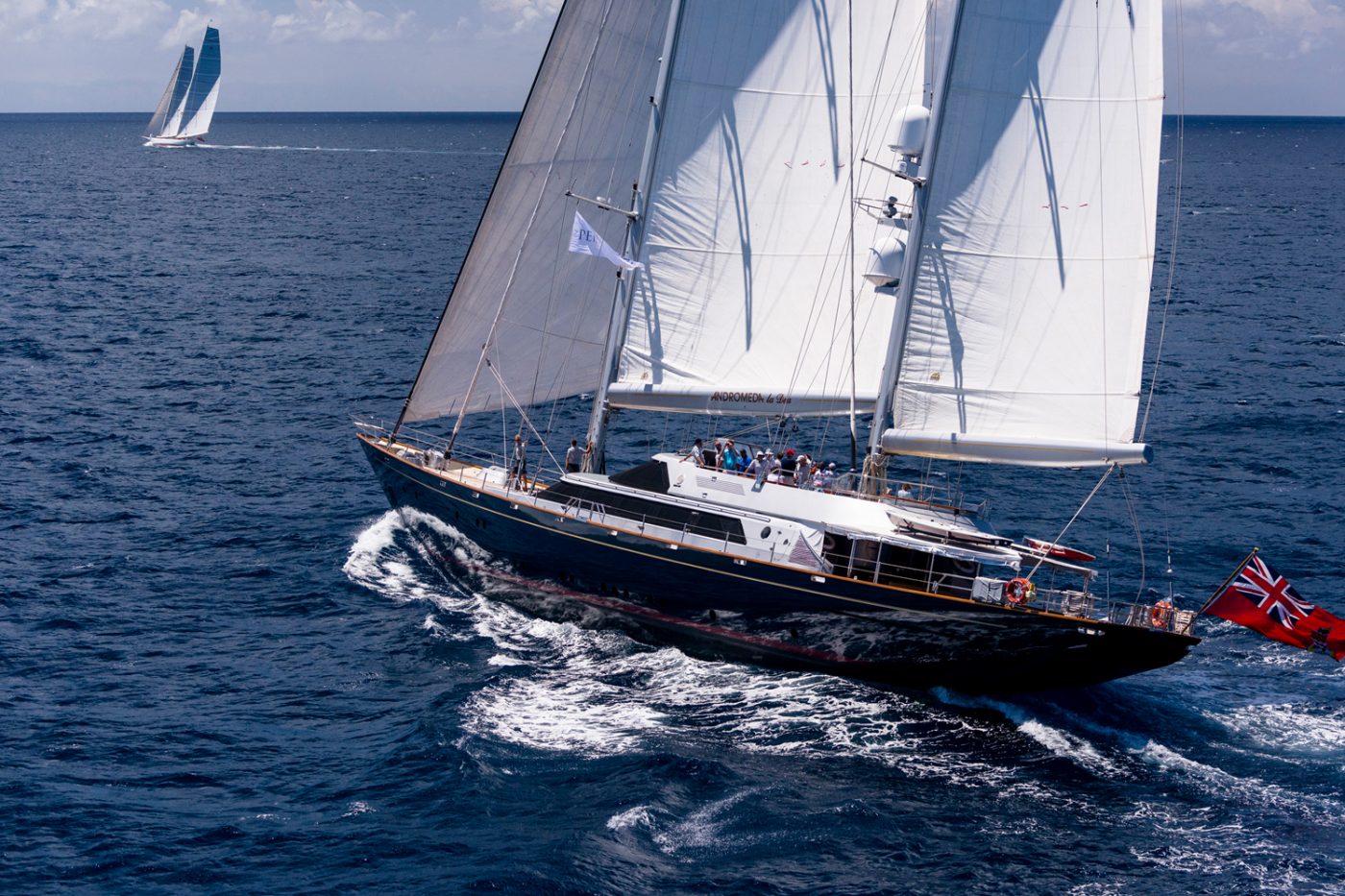 SY Andromeda La Dea - Perini Navi - 1990 - propriétaire Charles Darby