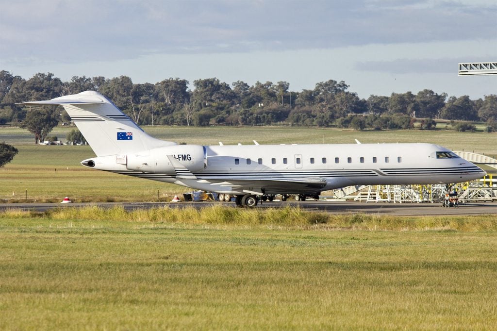 VH-FMG • Bombardier Global Express • sahibi Andrew Forrest 