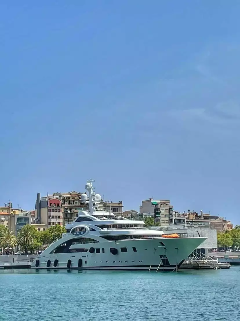 Yacht Ace in Barcelona