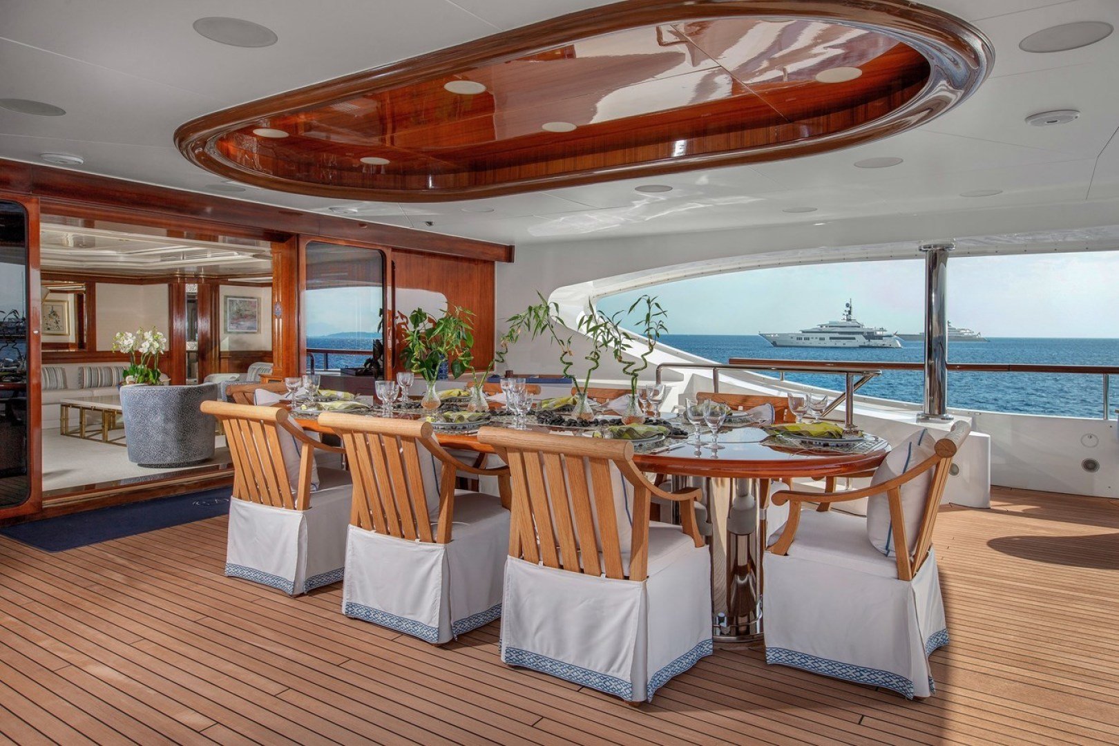 Interior del yate Lady Michelle