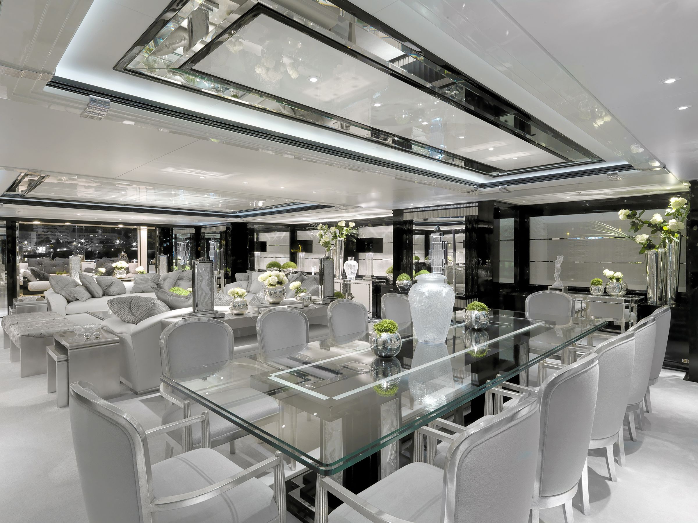 yacht Silver Angel interior 