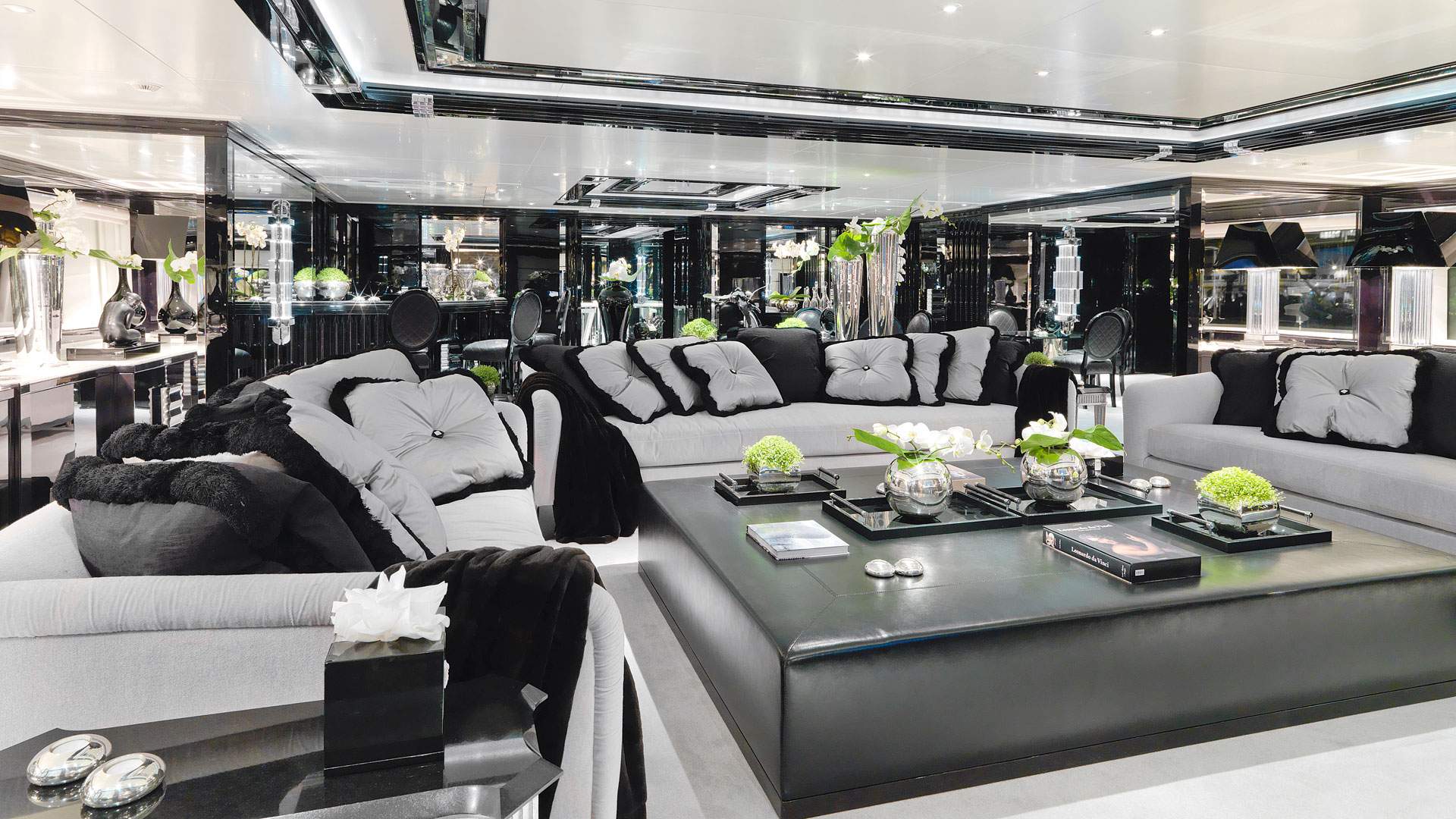 yacht Silver Angel interior 