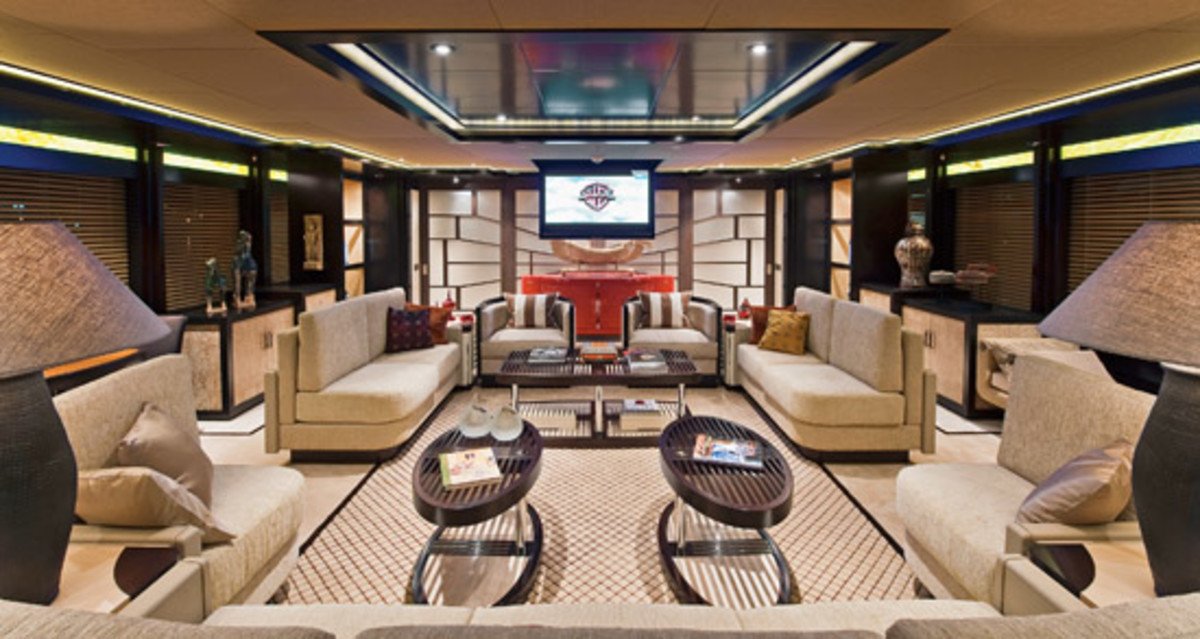 yacht Trident interior