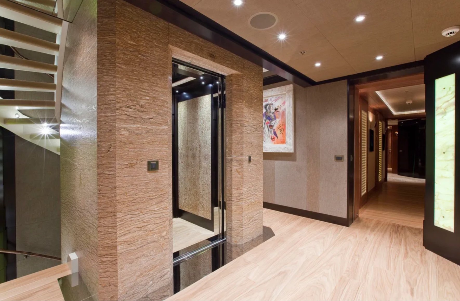 yacht Trident interior